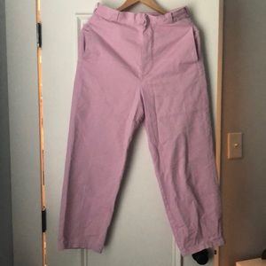 Pink Cropped BDG Pants